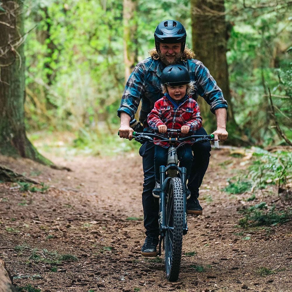 Shotgun child bike seat