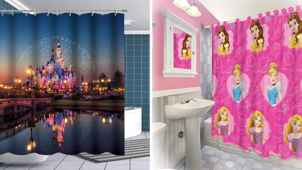 Cartoon cute winnie the pooh bathroom sets- shower curtain sets. in 2023