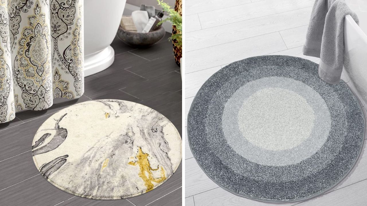 Be Stylish and Comfortable 7 Round Bathroom Rugs We Love
