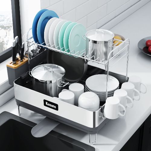 WUXIANJU Dish Drying Rack,Keep Your Kitchen Tidy and Organized