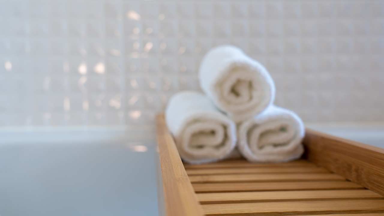 Rolled towels