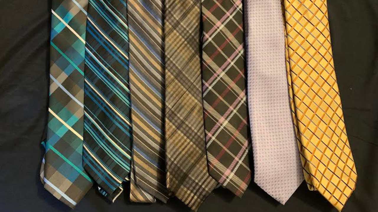 Folded ties