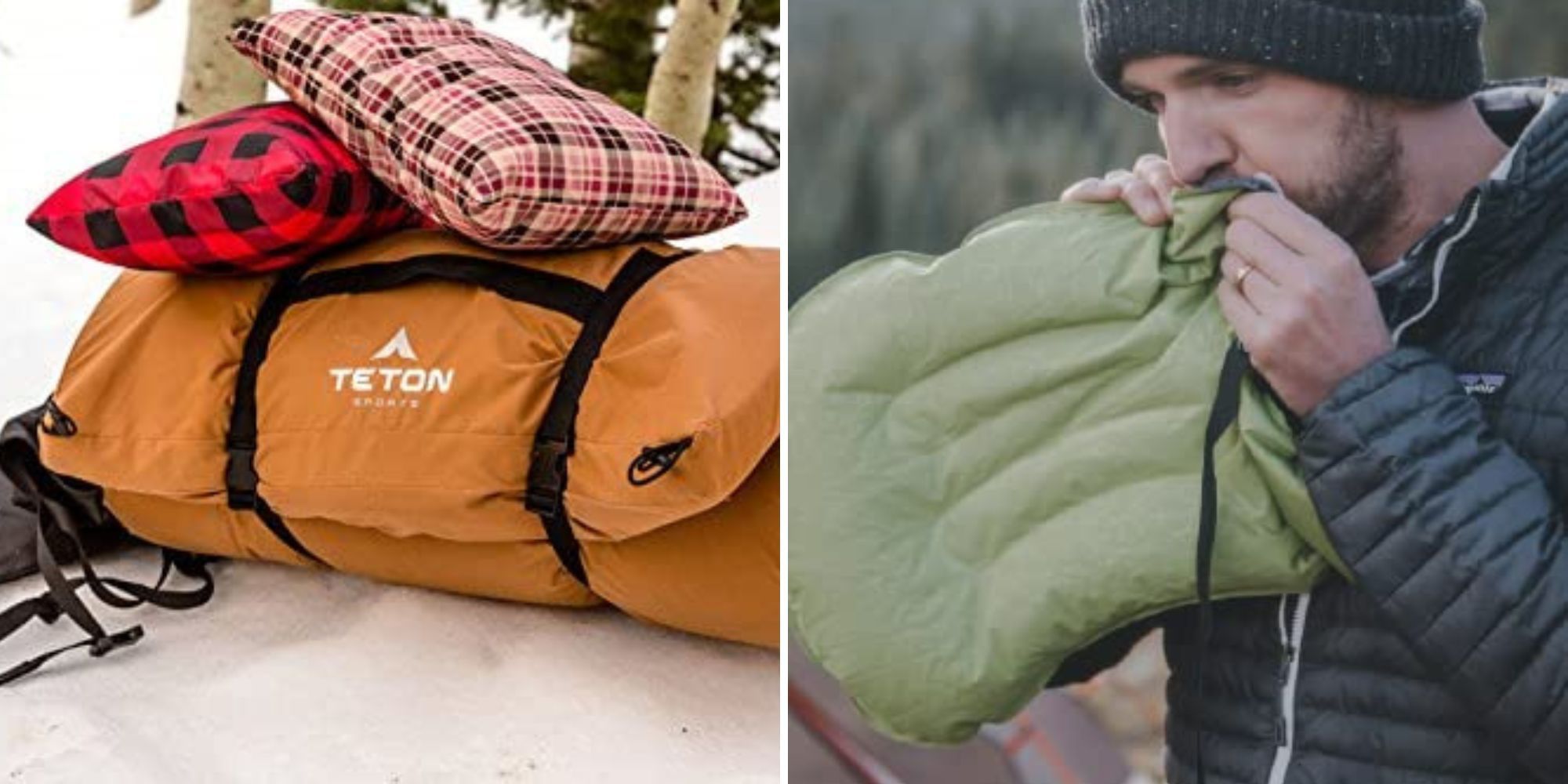 Backpacking pillows