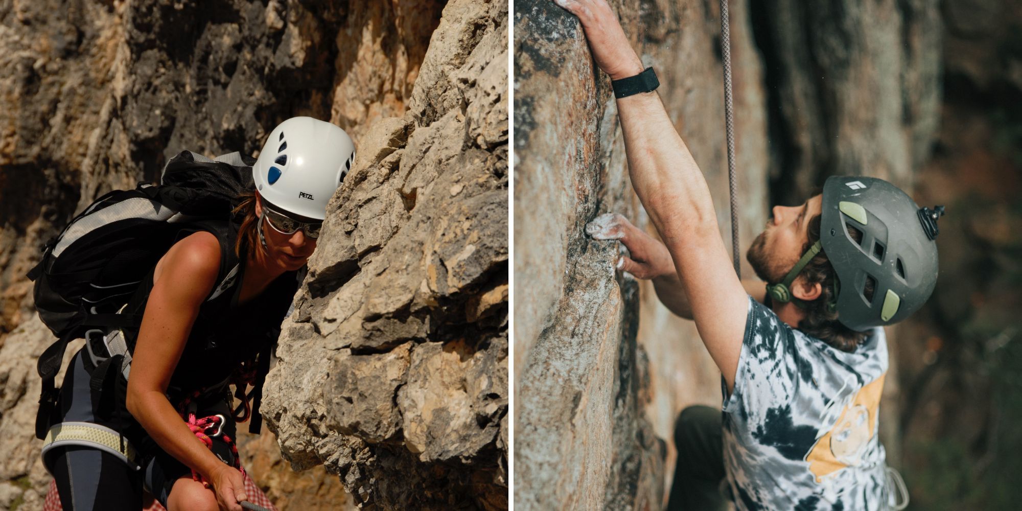 Climbing helmets