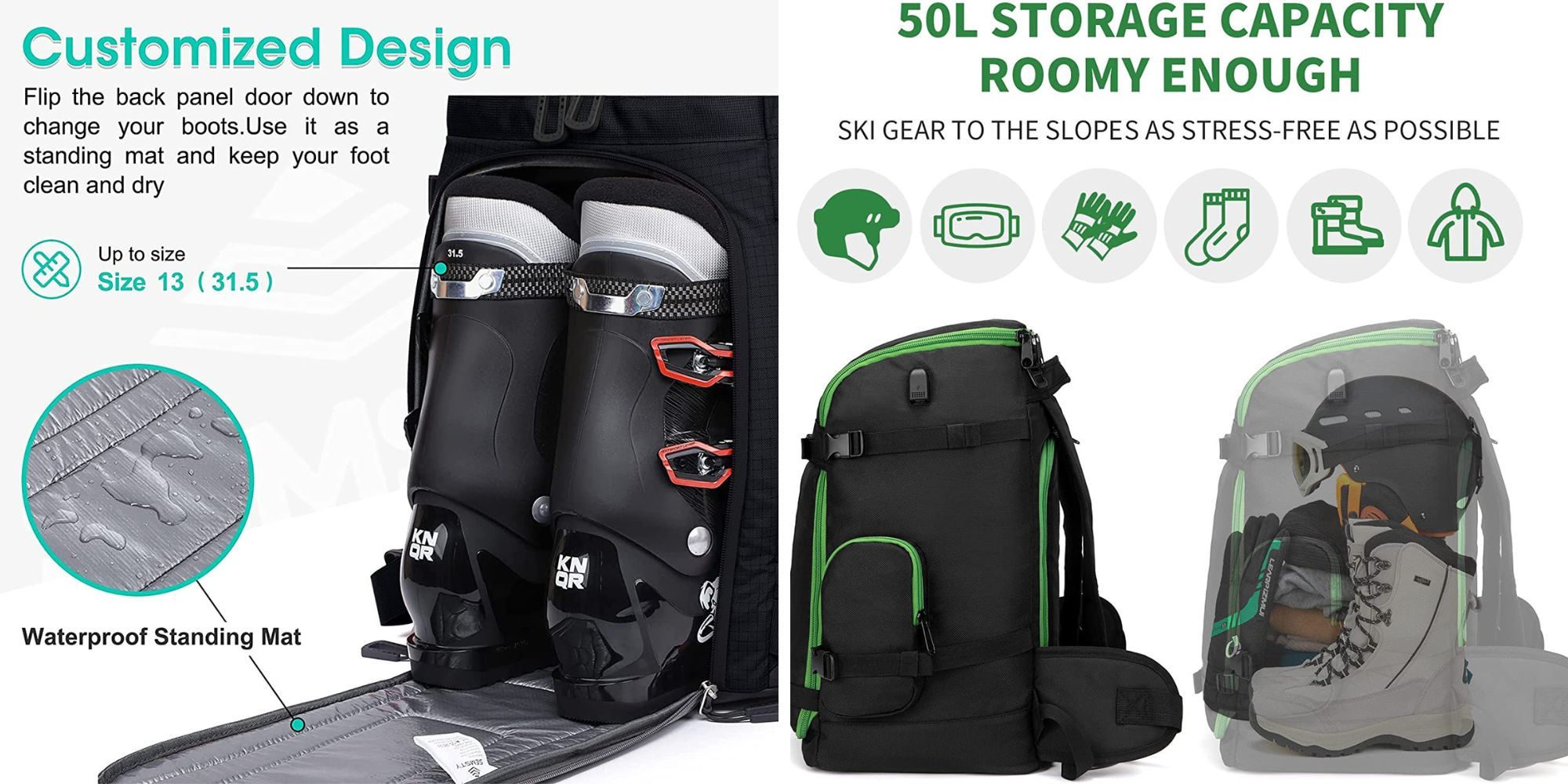 Best Ski boot bag