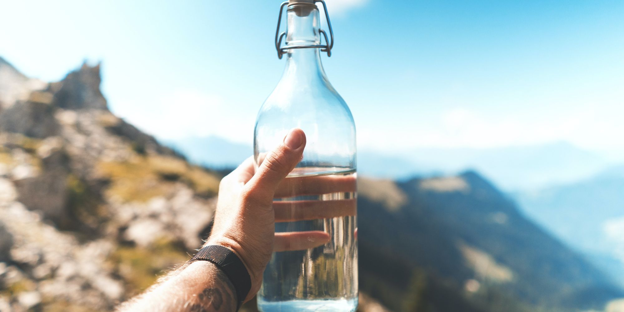 Hiking water bottle