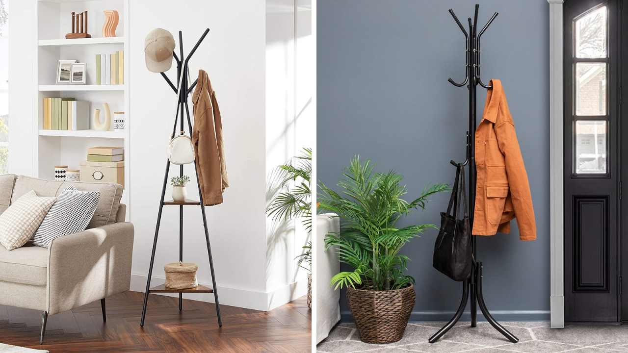 Metal coat stand