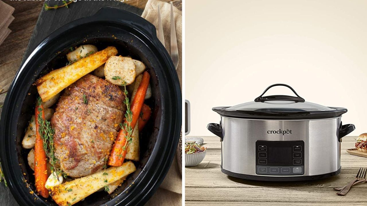 Crock pot with timer