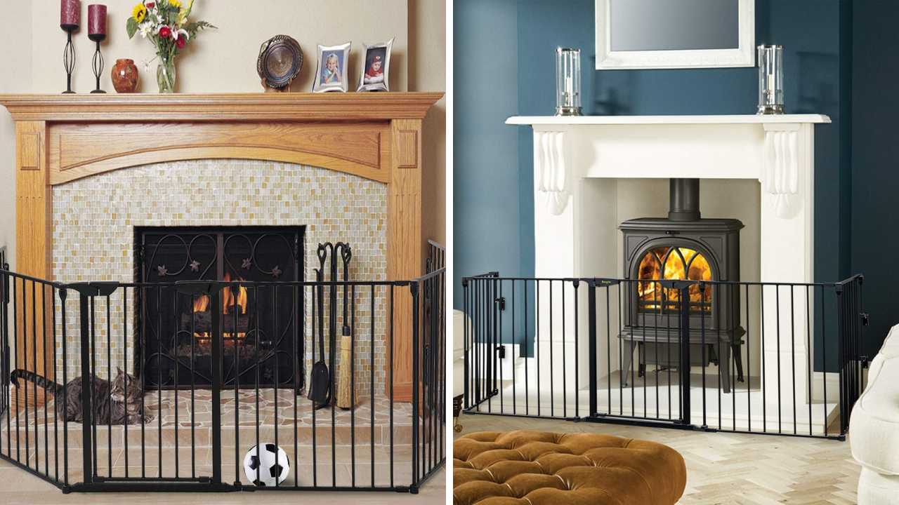 fireplace baby gate