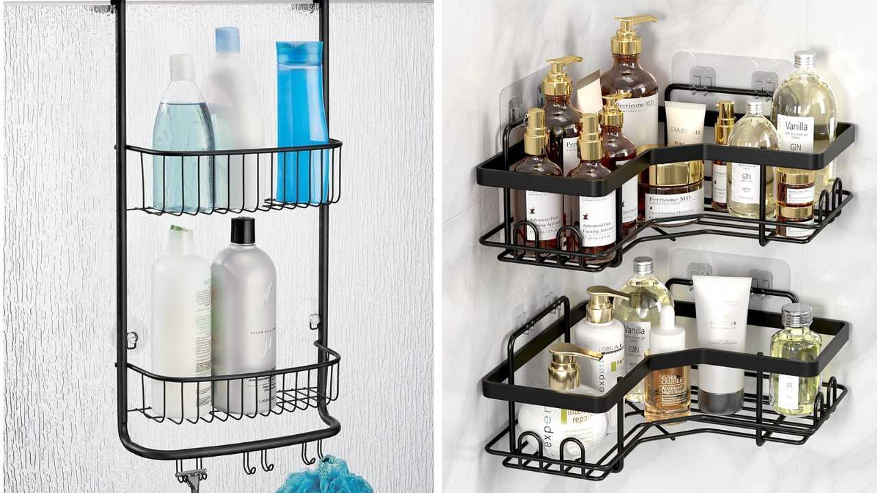 Black Shower Caddy