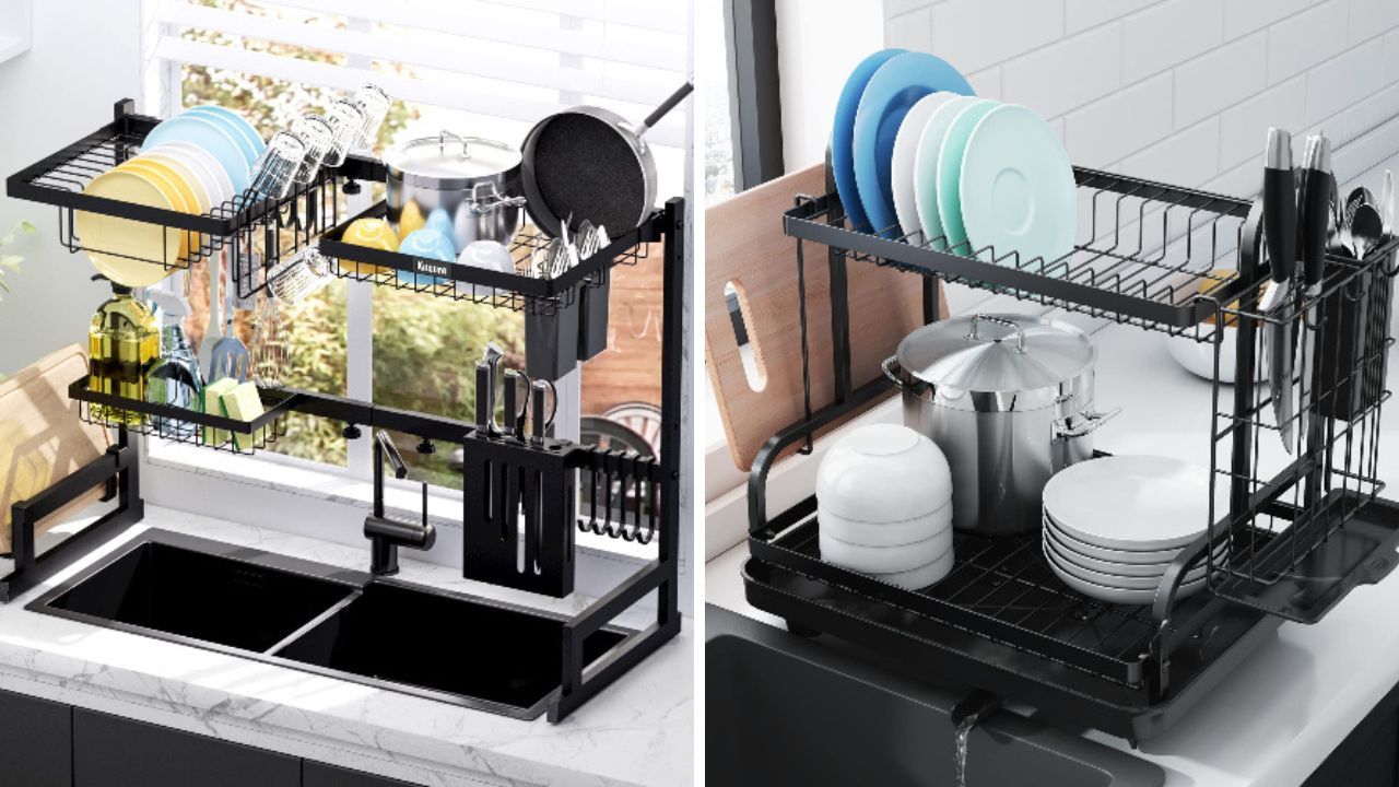 WUXIANJU Dish Drying Rack,Keep Your Kitchen Tidy and Organized